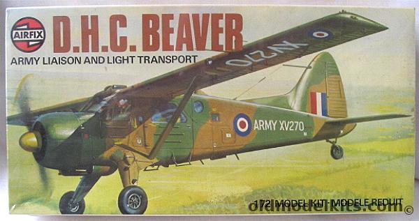 Airfix 1/72 DHC-2 Beaver - US Army or RAF, 03017-7 plastic model kit